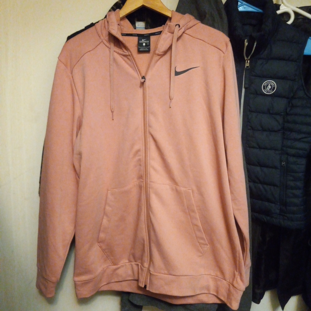 Nike Dri fit Women's Jacket Size L in color coral